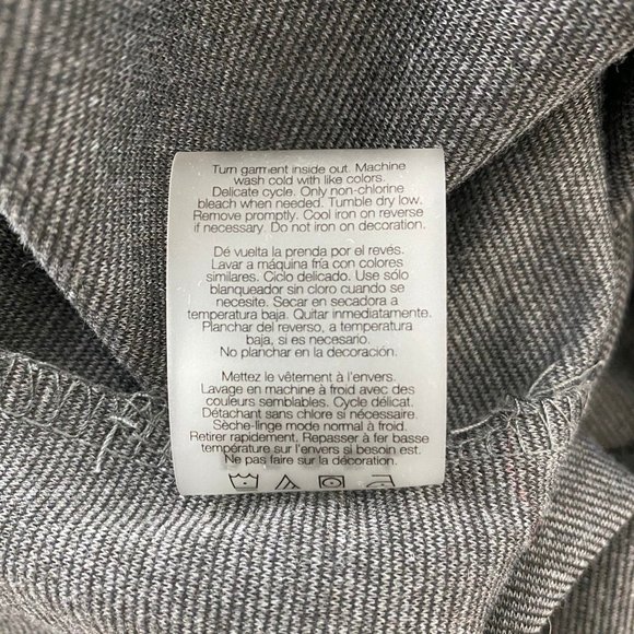 Collared Heather Gray Long Sleeve 3X Cardigan New - Picture 8 of 8